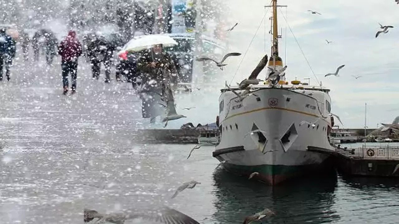 Türkiye’de Kar Yağışı ve Fırtına Uyarısı: Deniz Seferleri İptal Edildi