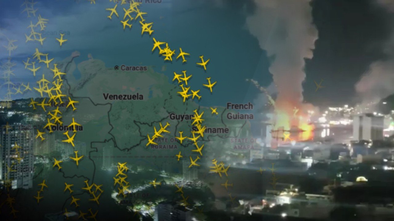 Venezuela’da Patlamalar Sonrası Hava Sahası Boşaldı