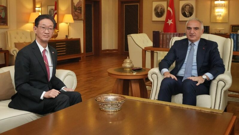 Kültür ve Turizm Bakanı Ersoy, Japon Büyükelçi Tamura ile Görüştü