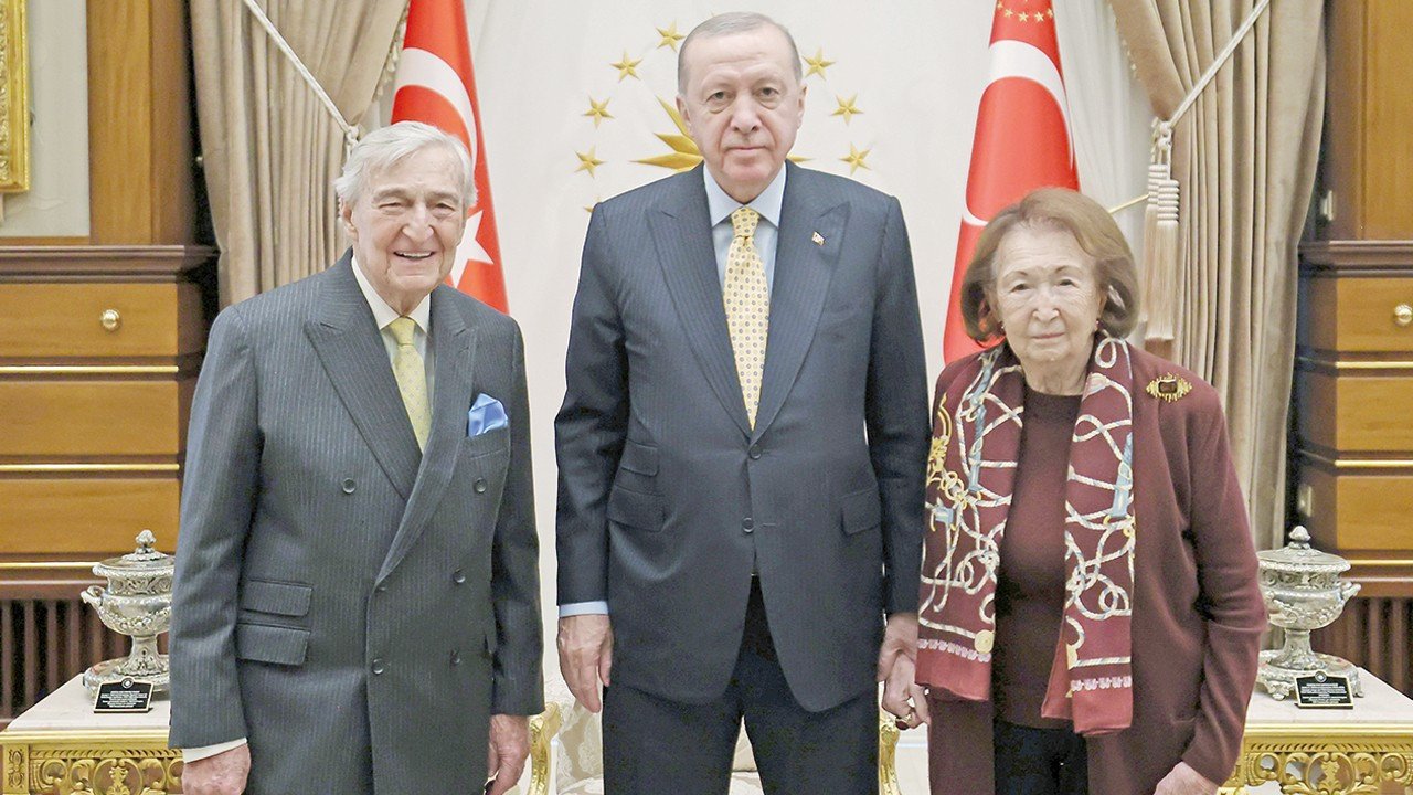 Rahmi Koç ve Semahat Arsel, Cumhurbaşkanı Erdoğan’ı Ziyaret Etti
