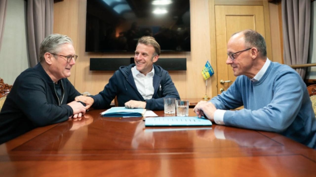 İngiltere, Fransa ve Almanya Liderleri Ukrayna ve İran Üzerine Görüştü