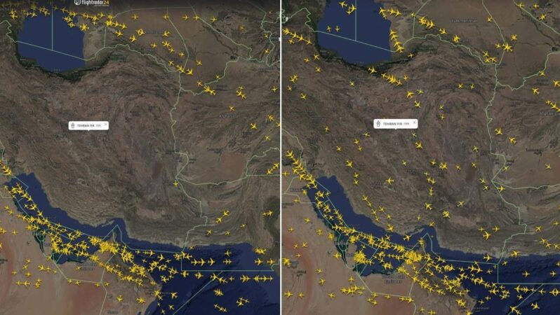 İran uçuşlara kapattığı hava sahasını yeniden açtı