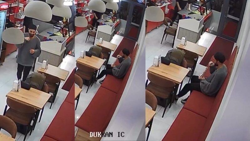 Bedava yemek için şoke eden yöntem! Sakal kılını dürüme koydu, he