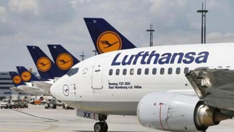 Lufthansa’da grev krizi: 800 uçuş iptal, 100 binden fazla yolcu e