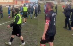 Maç sonu ortalık savaş alanına döndü: Futbolcular kanlar içinde k