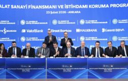 İmalat Sanayi Finansmanı ve İstihdamı Koruma Programında imzalar